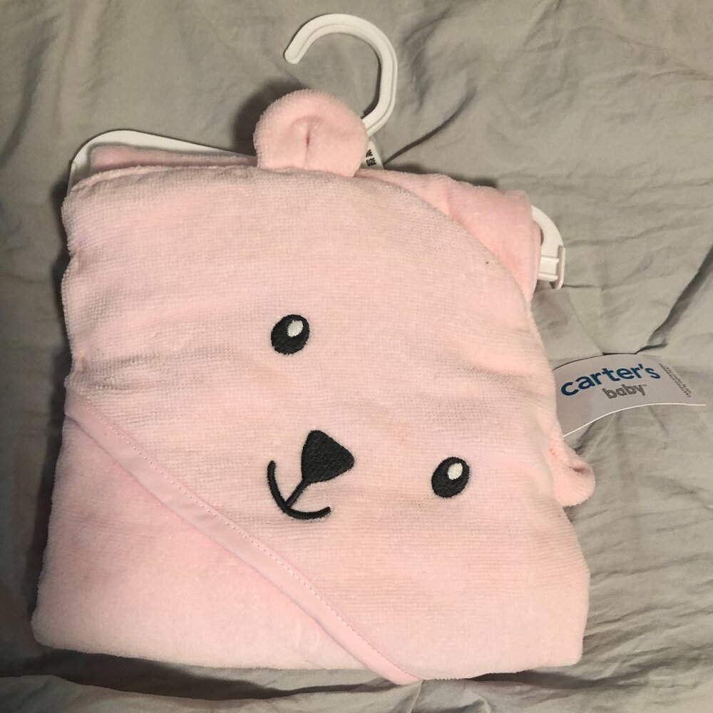 CARTER'S BABY OEKO-TEX BABY TOWEL / ONE SIZE